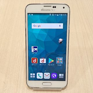 サムスン(SAMSUNG)のdocomo GALAXY S5 SC-04F ホワイト #089(スマートフォン本体)