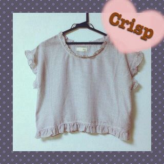 クリスプ(Crisp)のチェックフリルPO(Tシャツ(半袖/袖なし))