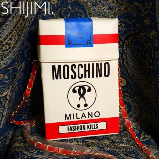 【MOSCHINO】シガレットBAG 個性的 お洒落 ポシェット(ショルダーバッグ)