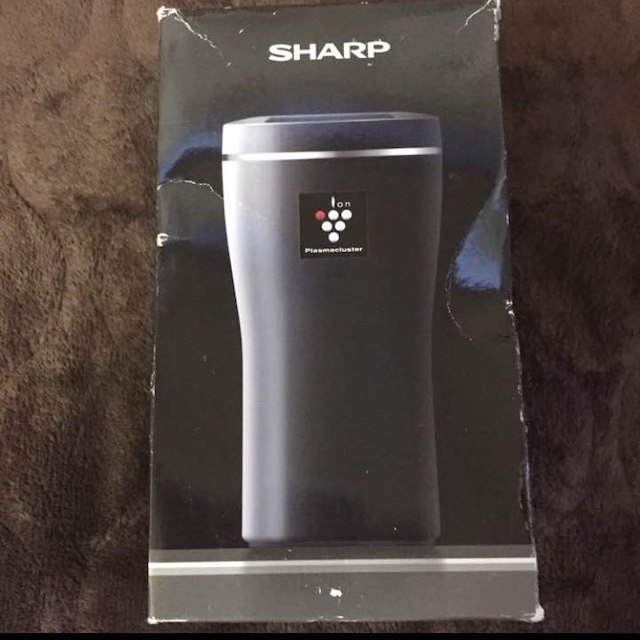 SHARP(シャープ)のシャープ プラズマクラスターイオン発生機IG-CC-15-B スマホ/家電/カメラの生活家電(加湿器/除湿機)の商品写真