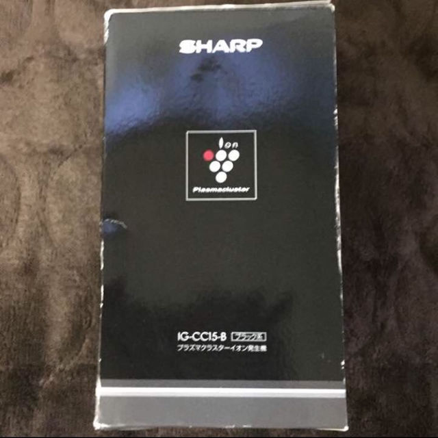 SHARP(シャープ)のシャープ プラズマクラスターイオン発生機IG-CC-15-B スマホ/家電/カメラの生活家電(加湿器/除湿機)の商品写真