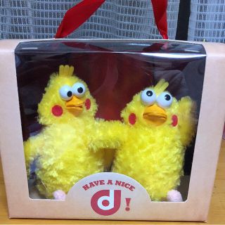 エヌティティドコモ(NTTdocomo)のポインコぬいぐるみストラップ(ノベルティグッズ)