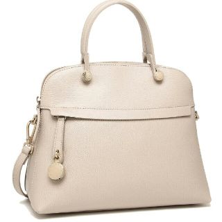 フルラ(Furla)のFURLA　パイパー　Mサイズ　ホワイトベージュ　VANIGLIA  新品(ハンドバッグ)