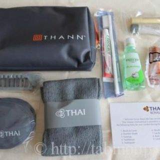 タン(THANN)のタイ航空ロイヤルシルク THANNアメニティ(旅行用品)