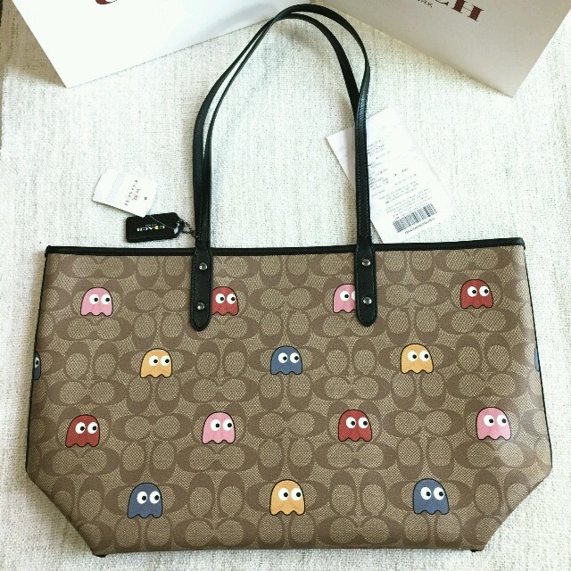 COACH - COACHバッグ コーチトートバッグ F56649 コーチ×パックマン