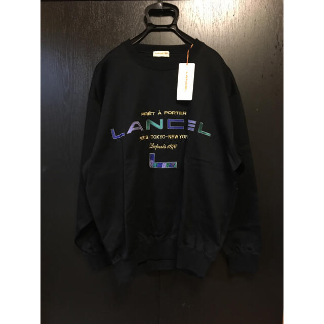 LANCEL(ランセル)の新品☆ LANCEL【ランセル】スウェット セーター ビックロゴ 未使用 90s メンズのトップス(スウェット)の商品写真