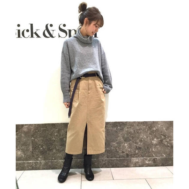 Spick & Span(スピックアンドスパン)のSpick and Span ルーミィ ペンシル スリット スカート レディースのスカート(ひざ丈スカート)の商品写真