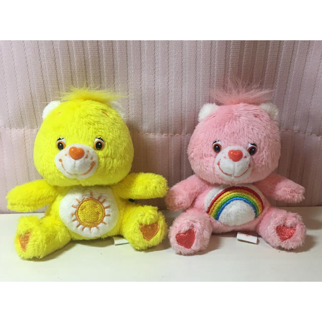 CareBears(ケアベア)のケアベア キーホルダー 2つセット エンタメ/ホビーのおもちゃ/ぬいぐるみ(キャラクターグッズ)の商品写真