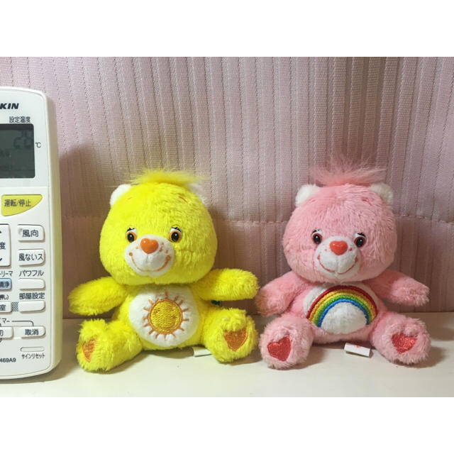 CareBears(ケアベア)のケアベア キーホルダー 2つセット エンタメ/ホビーのおもちゃ/ぬいぐるみ(キャラクターグッズ)の商品写真