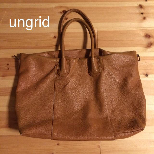 ungrid・レザートートバッグ