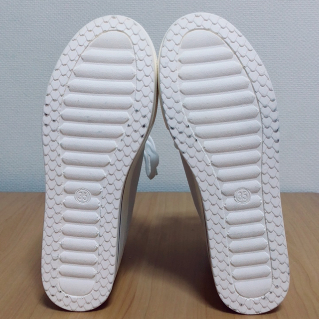 ホワイト 厚底スニーカー レディースの靴/シューズ(スニーカー)の商品写真