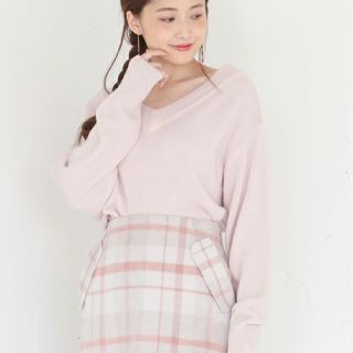 ナイスクラップ(NICE CLAUP)の♡NICE CLAUP  カシミヤVネックニット♡(ニット/セーター)