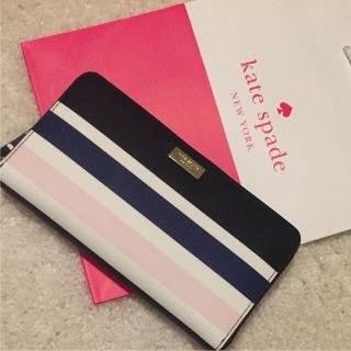 ケイトスペードニューヨーク(kate spade new york)のりか様専用 ケイトスペード  カラフルストライプ WLRU3020(財布)