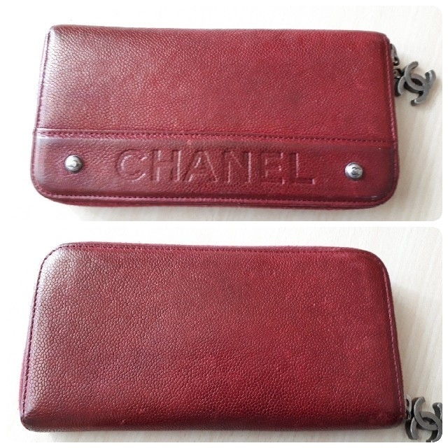 CHANEL(シャネル)のCHANEL 長財布 レッド 赤 レディースのファッション小物(財布)の商品写真