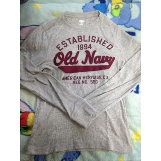 オールドネイビー(Old Navy)のOLD NAVY ロングティシャツ(Tシャツ/カットソー(七分/長袖))