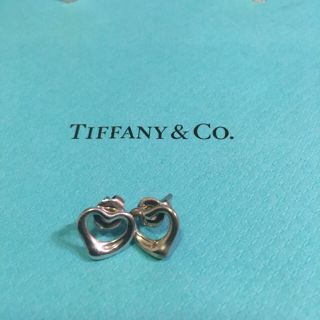 ティファニー(Tiffany & Co.)のTiffany&Co. ピアス オープンハート ミニ シルバー(ピアス)