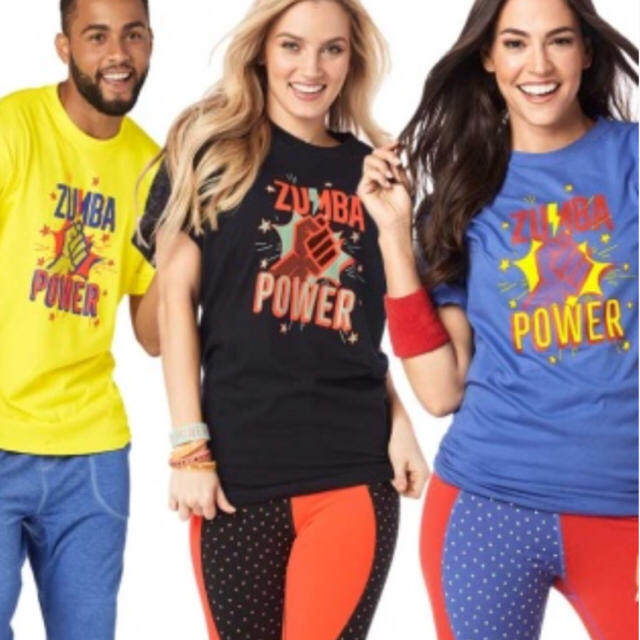 Zumba(ズンバ)のズンバTシャツ 1月の新作です。 レディースのトップス(Tシャツ(半袖/袖なし))の商品写真