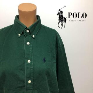 ポロラルフローレン(POLO RALPH LAUREN)の【⬇︎値下げ中¥12000】90's ラルフローレン OLD ヴィンテージ L(シャツ)