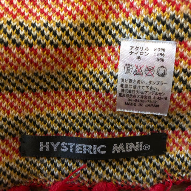 HYSTERIC MINI(ヒステリックミニ)のHIDE様 専用  美品♡ヒスミニ マフラー キッズ/ベビー/マタニティのこども用ファッション小物(マフラー/ストール)の商品写真