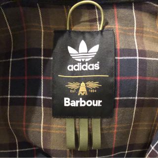 バーブァー(Barbour)のバブアー アディダスのコラボレーションコート Lサイズ(ミリタリージャケット)