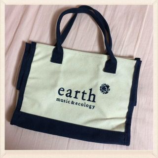 アースミュージックアンドエコロジー(earth music & ecology)のearth m&e ボックストート(トートバッグ)