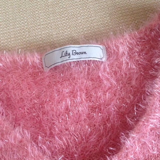 リリーブラウン(Lily Brown)のLily brown ピンク 紗栄子着用(Tシャツ(半袖/袖なし))