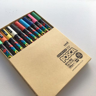 ミツビシエンピツ(三菱鉛筆)のuni 三菱鉛筆 POSCA ポスカ 10色セット(ペン/マーカー)