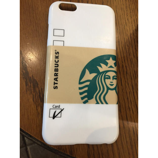 Starbucks Coffee(スターバックスコーヒー)のスターバックス アイフォン6ケース スタバ カード スマホ/家電/カメラのスマホアクセサリー(iPhoneケース)の商品写真