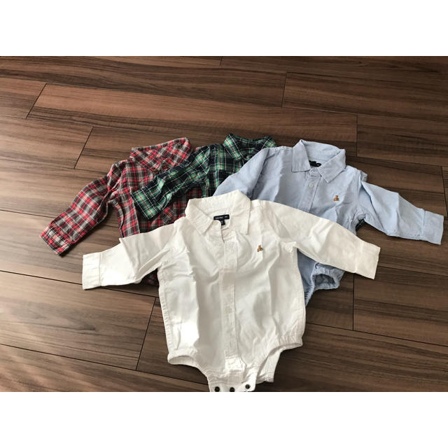 babyGAP(ベビーギャップ)のbabyGAPシャツ4枚セット80サイズ キッズ/ベビー/マタニティのベビー服(~85cm)(シャツ/カットソー)の商品写真