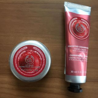 ザボディショップ(THE BODY SHOP)のボディショップ ハンドクリーム リップバーム フロステッドクランベリー(ハンドクリーム)