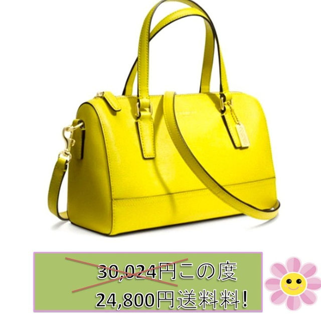 バッグCOACH SAFFIANO Mini Satchel ハンドバッグ