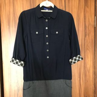 バーバリー(BURBERRY)のBurberry  ブラウスワンピース(ミニワンピース)