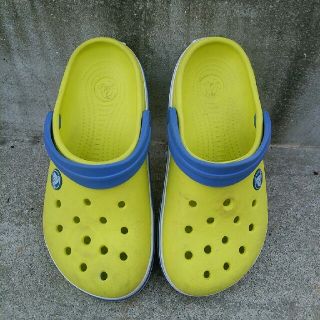 クロックス(crocs)のクロックス 12/13(18～19㎝) イエロー(その他)