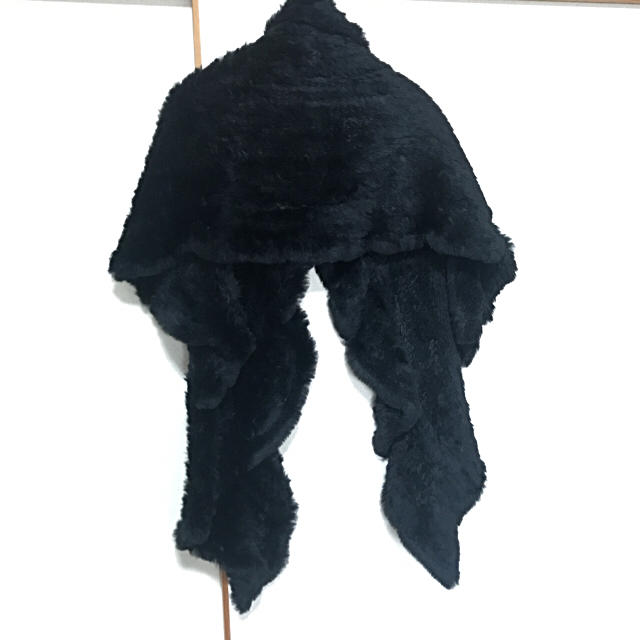 美品 ラビットファー ストール 1