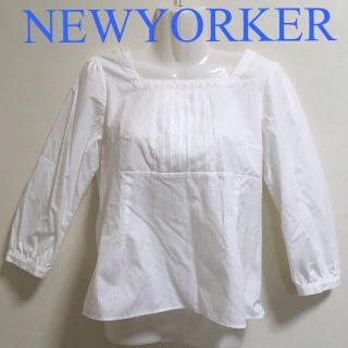 ニューヨーカー(NEWYORKER)の美品☆ニューヨーカー NEWYORKER 七分袖 ブラウス(シャツ/ブラウス(長袖/七分))