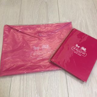 コーチ(COACH)の未開封 コーチ COACH レターケース メモ帳 付録(ノート/メモ帳/ふせん)