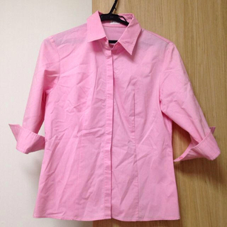エル(ELLE)のピンクシャツ(シャツ/ブラウス(長袖/七分))