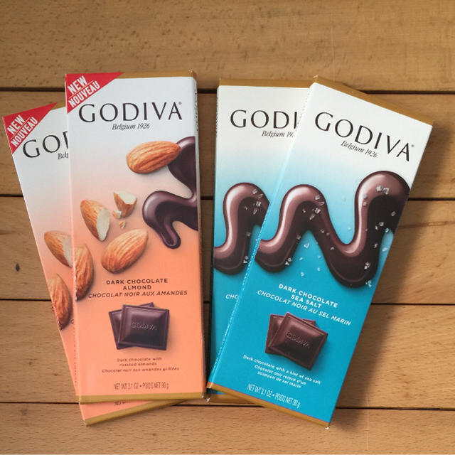 日本未発売 ゴディバgodiva ダークチョコレート板チョコ2種類4枚セットの通販 By Morimori0481 S Shop ラクマ