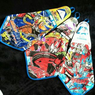 3枚 ループタオル ウルトラマン 仮面ライダー(タオル)