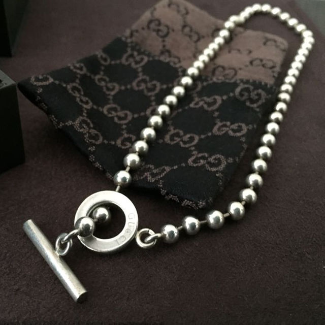 好評お得 GUCCI グッチ ボールチェーンネックレス HLS8O-m65616236644