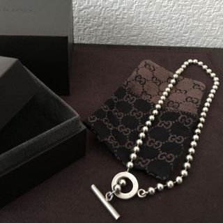 グッチ(Gucci)のGUCCIグッチ ボールチェーンネックレス(ネックレス)