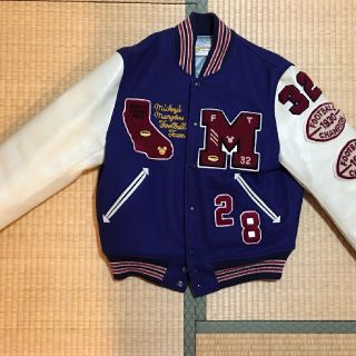 ザリアルマッコイズ(THE REAL McCOY'S)のリアルマッコイズ 限定300着 袖レザースタジャン(スタジャン)