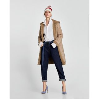 ザラ(ZARA)の【新品】 ZARA リバーシブル コート(ムートンコート)