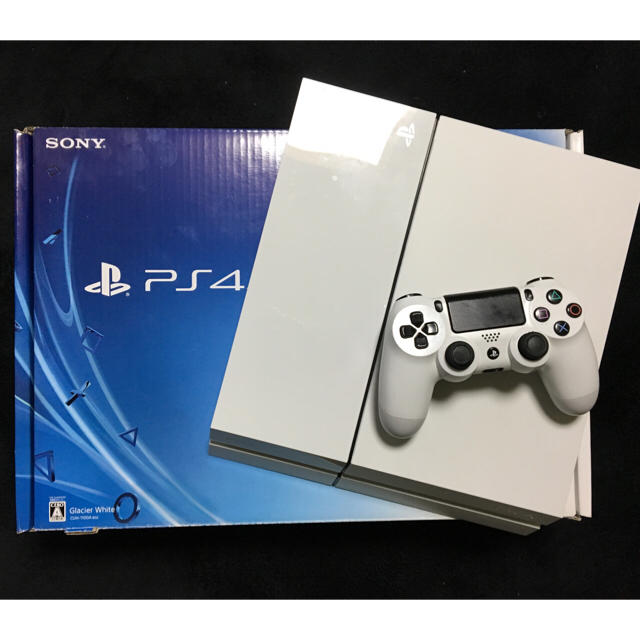 PS4 500GB ホワイト オプション付き アンチャーテッド4やるために購入