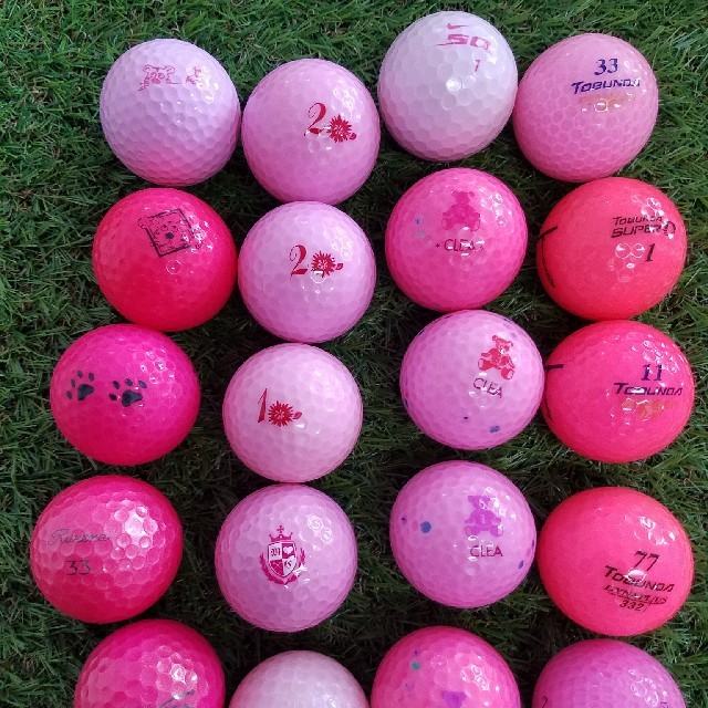 wilson(ウィルソン)のロストボール　レディース用　ピンク　20球 スポーツ/アウトドアのゴルフ(その他)の商品写真