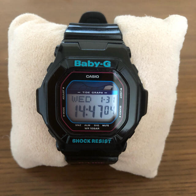 Baby-G(ベビージー)の厚 181 Beby-G ベビーＧ CASIO カシオ 中古品 レディースのファッション小物(腕時計)の商品写真