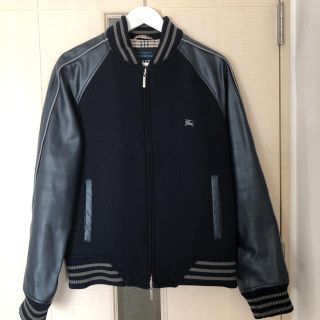 バーバリーブラックレーベル(BURBERRY BLACK LABEL)の値下げ！美品  希少 バーバリースタジャン ブラレ ブルレ(スタジャン)