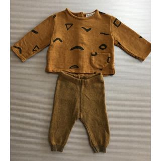 ザラキッズ(ZARA KIDS)の「yocco様 専用 」ZARA スウェットシャツ&ニットレギンス+カーディガン(Ｔシャツ)