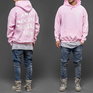 ASSC アンチソーシャルソーシャルクラブ☆フーディ パーカー ピンク L ...