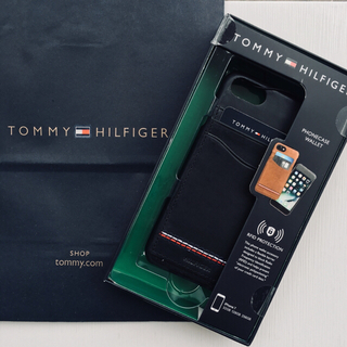 トミーヒルフィガー(TOMMY HILFIGER)の★Tommy Hilfigerカード入れRFID機能付きiPhone7/8ケース(iPhoneケース)